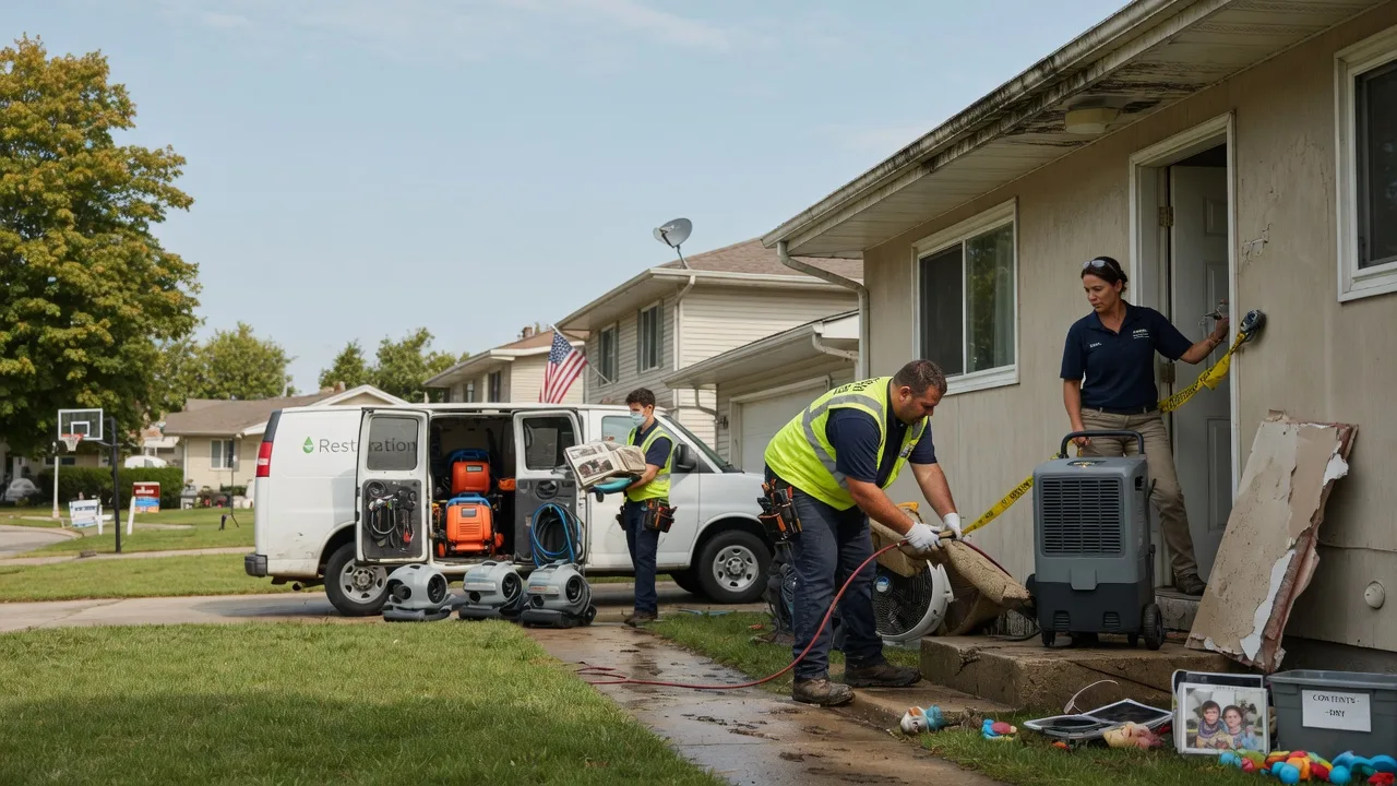 Water Damage Restoration in Hillsboro, IL near me